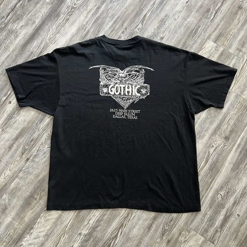 Vintage Gothic Motorcycles Dallas Tee XXL USA 90s